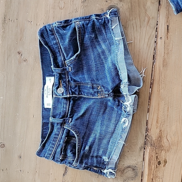 Abercrombie & Fitch Shorts Abercrombie Fitch Distressed Jean Shorts